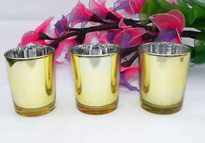160 gold votive candle shot glass tealight holder BULK  