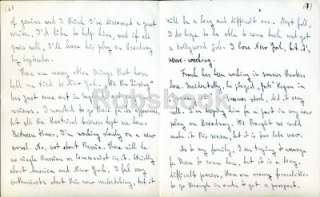 AYN RAND 8 Page Autograph Letter SIGNED 1937 MARCELLA RABWIN GONE WITH 