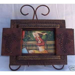  Lady taking bath in Palace, Double door Photo Frame 
