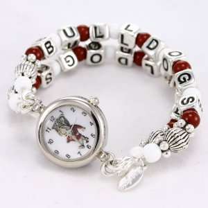  Mississippi State Bulldogs Logo Beaded Watch Sports 