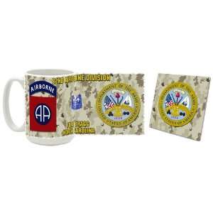  US Army 82nd Airborne Division Coffee Mug/Coaster Kitchen 