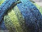 Katia Triana Ruffling Scarf Yarn Color 50 Greens Gorgeous