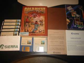   Gold Rush   Complete   BIG Box version   Excellent Condition   Sierra