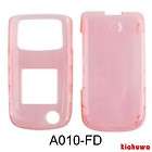 CELL PHONE FACEPLATE FOR SAMSUNG RUGBY II 2 A847 TRANS CLEAR PINK