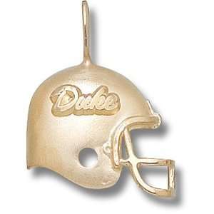  Duke University Duke Helmet Pendant (Gold Plated 