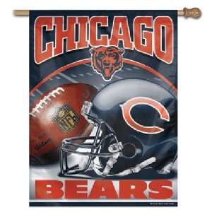 Chicago Bears Flag   Vertical 