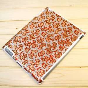 Red / Accient chinese cloud pattern Desing Plastic Case for Apple iPad 