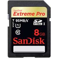 Sandisk 8GB Extreme Pro SDSDXPA 008G SDHC Card 95MB/sec (CVA EP95)