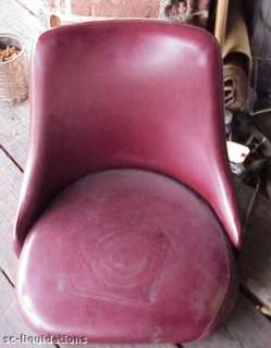 Maroon Round Stool Seat Cushions  