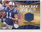 2009 ANTHONY GONZALEZ COLTS UD UPPER DECK GAME DAY GEAR JERSEY 48229