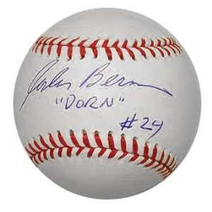  Corbin Bernsen Autographed Baseball with Dorn Inscription 