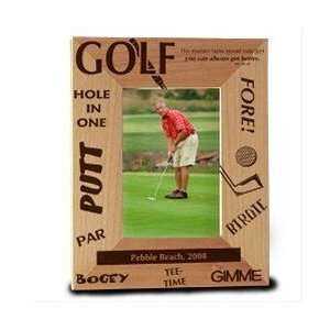  Golf Golfer Golfing personalized Vertical Wood Picture 
