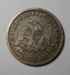 1858 S Seated Liberty Half Dollar *Choice VF/XF* Scarce  