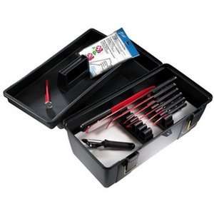   Gray Plastic Tool Box with Knife Tray (MECUL TBOX)