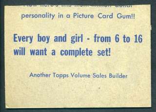   Elvis Presley Salesman Sample Promo Cards One of a kind  