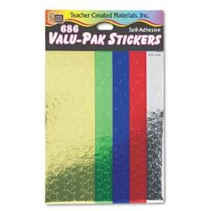    Sticker Valu Pak Foil Stars Blue/Gold/Green/Red Electronics