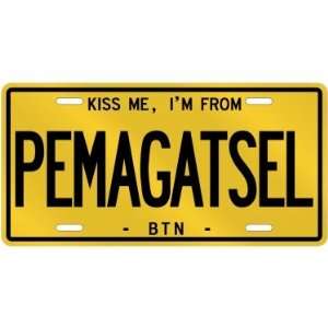   AM FROM PEMAGATSEL  BHUTAN LICENSE PLATE SIGN CITY