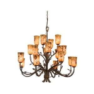   /PS5201 Ponderosa 20 Light Chandeliers in Sycamore