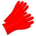 West Chester Orange PVC Coated Gloves with Foam Lining and Safety Cuff 