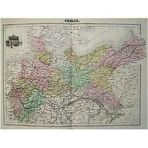  Vuillemin Map of Prussia (1880)