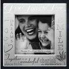   Fabric Expressions Black Postbound Album 12X12   Live, Love, Laugh