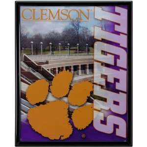  NCAA Clemson Tigers 8 x 10 Campus Framed Photograph 