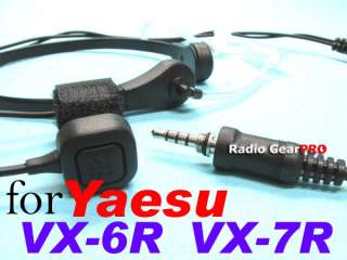 Throat Vibrate earpiece Yaesu VX 170 VX 177 VX 6R VX 7R  