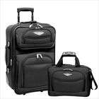   Choice TS6902G Amsterdam 2 Piece Carry On Luggage Set in Gray