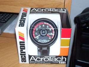 electronic actro tach tachometer 8000 rpm mini 2 1/2  