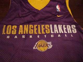   Nike Mens Kobe Bryant Los Angeles Lakers Warmup Reversible Jersey Sz M