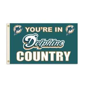  Fremont Die 94133B Miami Dolphins Flag with Grommets Toys 