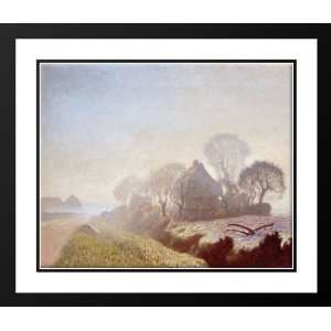 Clausen, Sir George 23x20 Framed and Double Matted Morning In November 