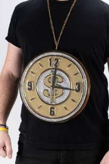 Bling Clock Medallion Big Time Flava Flav Rapper  
