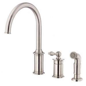  Danze D409010SS Prince Single Handle Kitchen Faucet with 