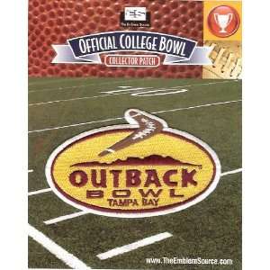  2012 Outback Bowl Patch   Michigan vs Georgia Sports 