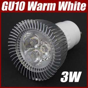   3X1W 220V Warm White High Power LED spot Lamp light torch bulb 86 260V