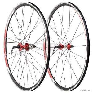  Miche Race 5 Black & Red Shimano 10 Speed Wheelset Sports 