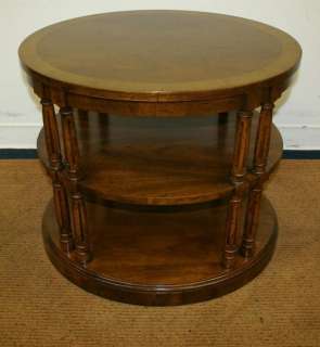   TRADITIONAL LOOK Walnut Drexel Heritage side end table RARE  