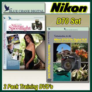  Digital Nikon D70 DVD 2 Pack with Speedlight Training Video  