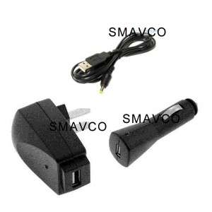 USB Car Charger + USB Travel Charger + USB Sync Cable Magellan 