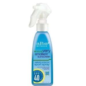  Very Emollient Sunscreen Sport Spray SPF #40   4 Oz, Pack of 3 Beauty