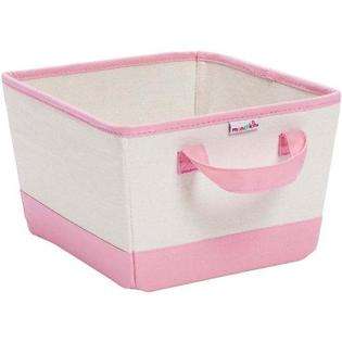 Munchkin Canvas Nursery Bin, Pink 