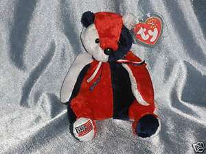 2001 Ty Beanie Baby Patriot the Bear Born May 29, 2001  