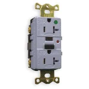  HUBBELL WIRING DEVICE KELLEMS GFR8300GYTR GFCI Receptacle 