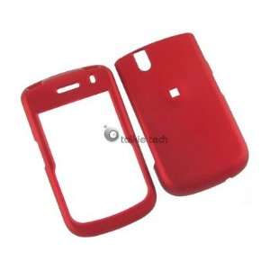  Rubberized Plastic Hard Cover Case Red For BlackBerry Tour Niagara 