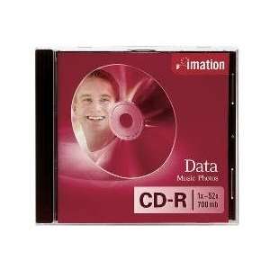   Imation 1x CD R 700 MB 52x Jewel Case Storage Media Electronics