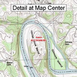 USGS Topographic Quadrangle Map   Joppa, Tennessee (Folded/Waterproof 