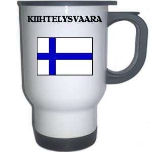  Finland   KIIHTELYSVAARA White Stainless Steel Mug 