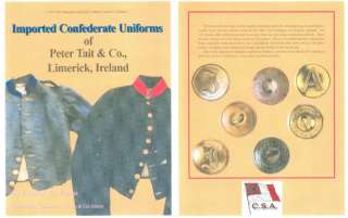 New Imported Confederate Uniforms Peter Tait & Co Book  