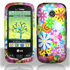 SPRING FLOWER PHONE HARD CASE FOR LG COSMOS TOUCH VN270  